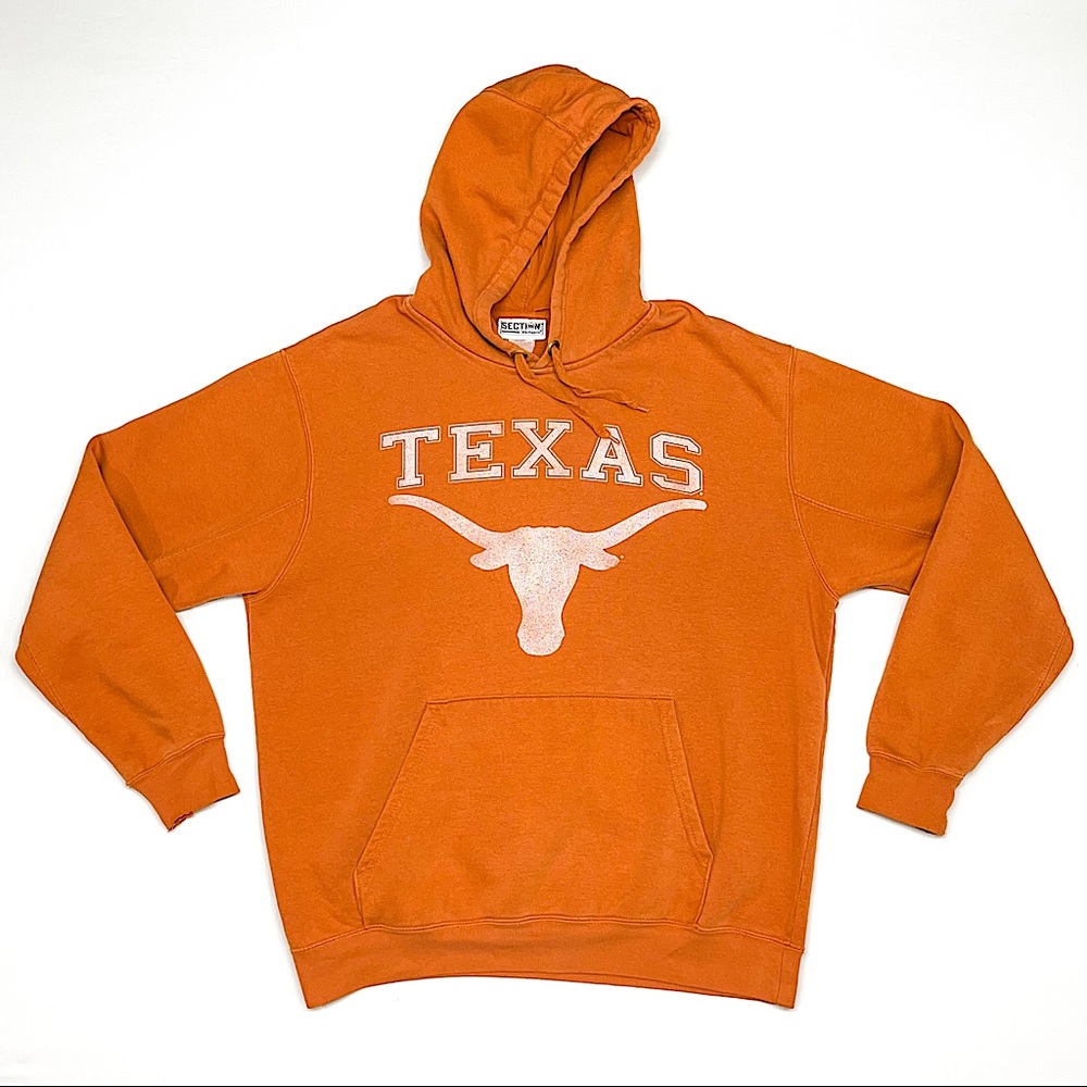 2011 TEXAS LONGHORNS NCAA Fleece Hoodie MAJESTIC Size Large